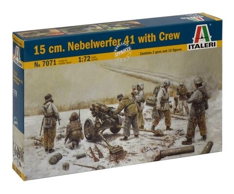 Italeri | 15 cm Nebelwerfer 41 con Equipaggio | scala 1/72 | 7071