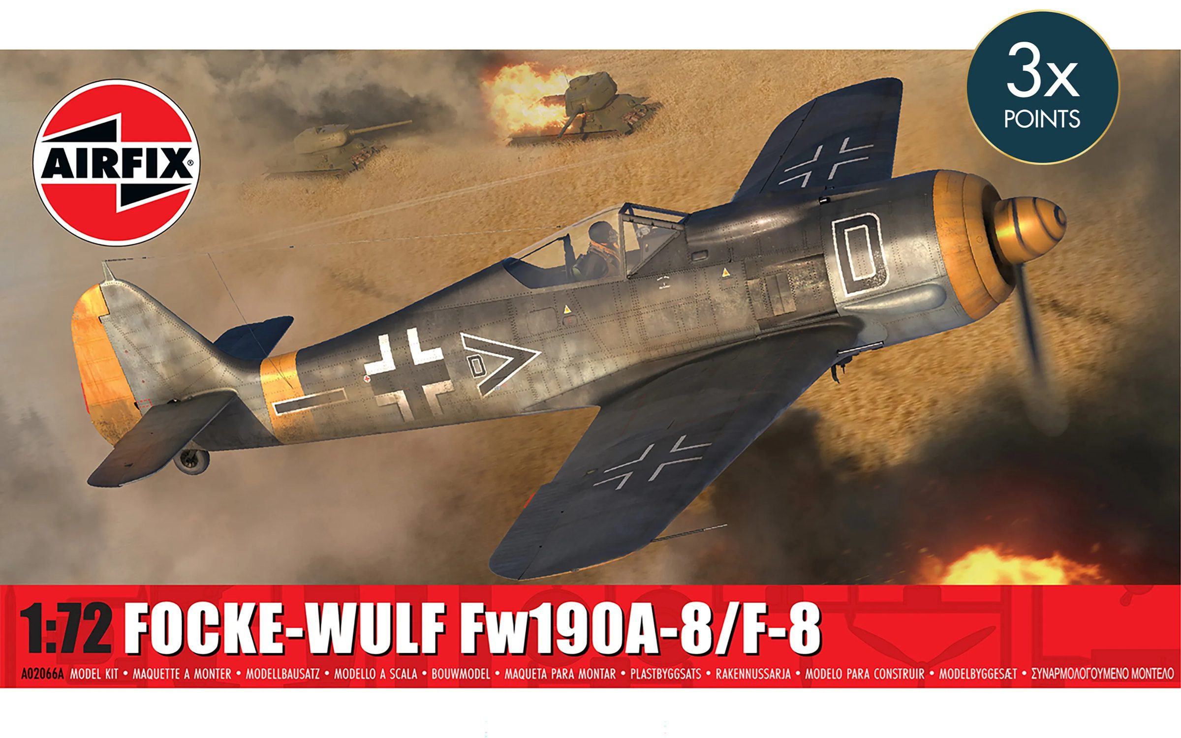 A02066A – Focke-Wulf Fw190A-8/F-8 scala 1:72 AIRFIX