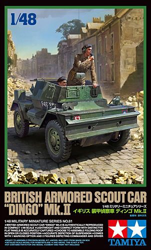 British Armored Scout Car "Dingo" Mk.II scala 1:48 TAMIYA 32581