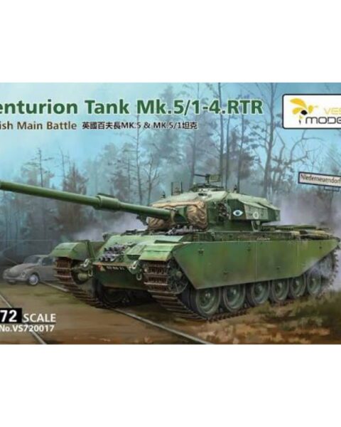 Centurion Tank Mk5/1 – 4. RTR, VS720017, 1:72, Vespid Models