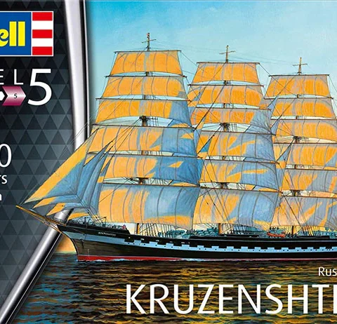 Barque Kruzenshtern, 05159, 1:200, Revell