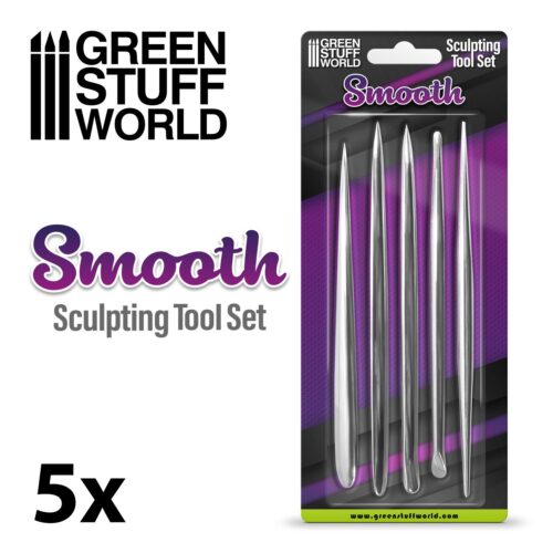5x Lancette Modellare – SMOOTH – GREEN STUFF WORLD GSW3127