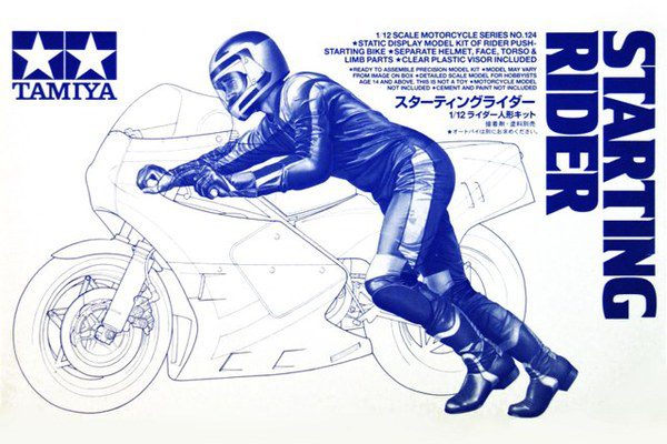 Starting Rider, 14124, 1:12, Tamiya