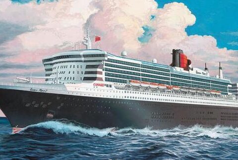 Queen Mary 2 Ocean Liner, 05808, 1:1200, Revell