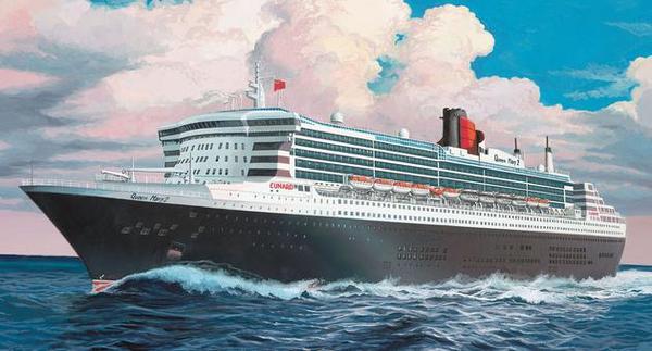 Queen Mary 2 Ocean Liner, 05808, 1:1200, Revell