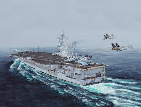 USS Kennedy CV-67, 65306, 1:350, I Love Kit