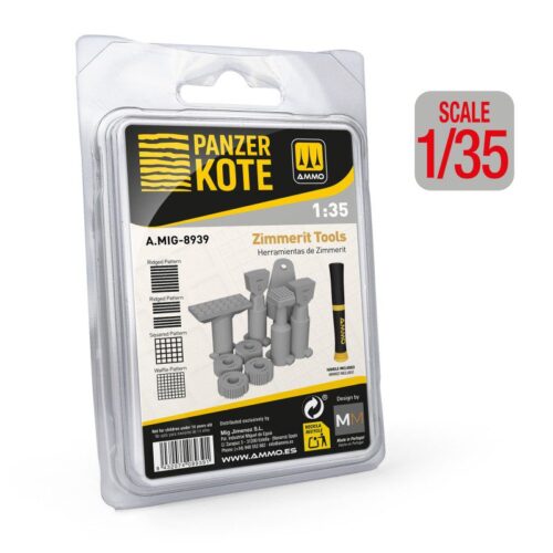 PanzerKote Zimmerit Tools scala 1:35 AMMO MIG AMIG8939