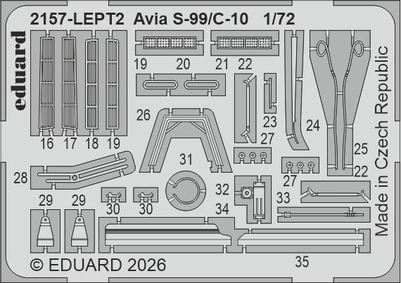 Eduard – Avia S-99/C-10 Limited Edition – 1/72 – 2157 - immagine 6