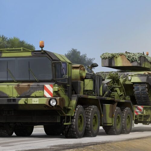 Faun SLT 50-3 Elefant con SaAnh.52t, 01070, 1:35, Trumpeter