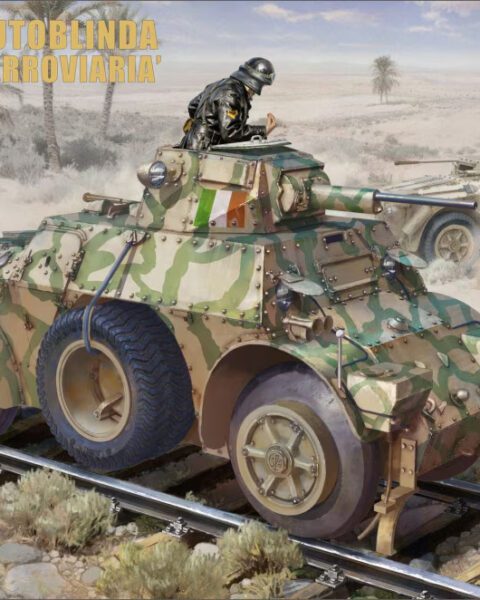 LANMO Model – Autoblinda AB 41 Ferroviaria – 1/35 – MM35012