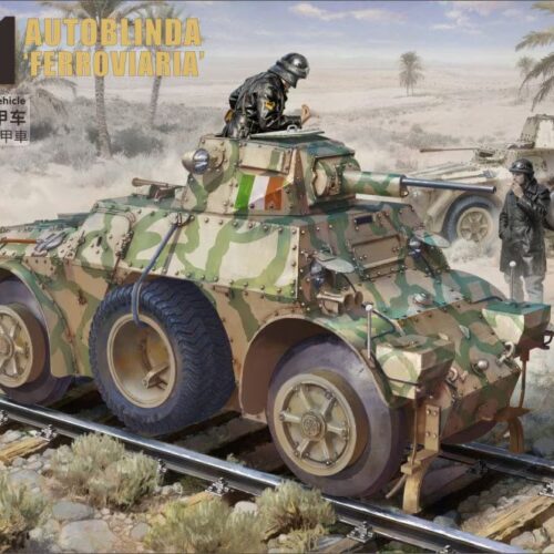 LANMO Model – Autoblinda AB 41 Ferroviaria – 1/35 – MM35012